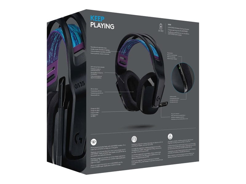 Гарнитура Logitech G535 Black (981-000972)