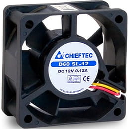 Вентилятор Chieftec Thermal Killer AF-0625S, 60мм, 2200 об/мин, 3pin/Molex, 23dBa