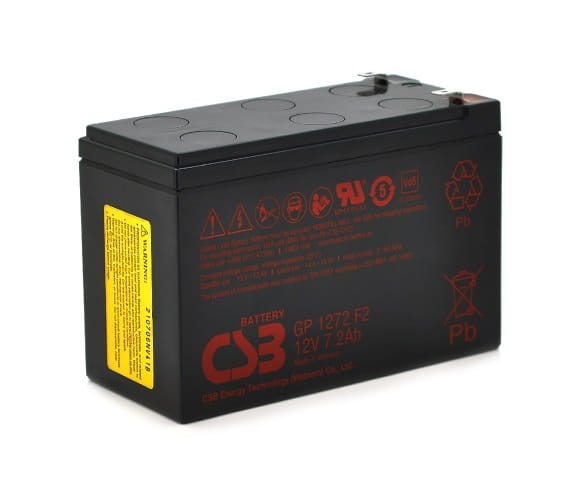 Акумуляторна батарея CSB 12V 7.2AH (GP1272F2CN/24638) AGM