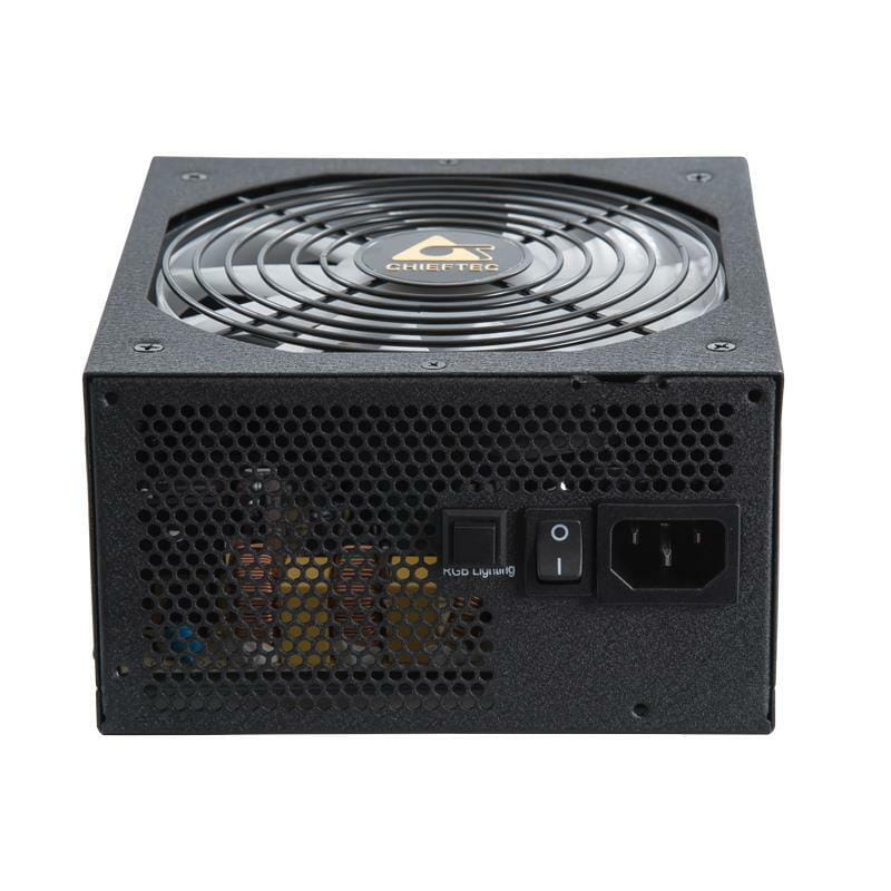 Блок питания Chieftec GDP-750C-RGB, ATX 2.3, APFC, 14cm fan RGB, Gold, modular, RTL