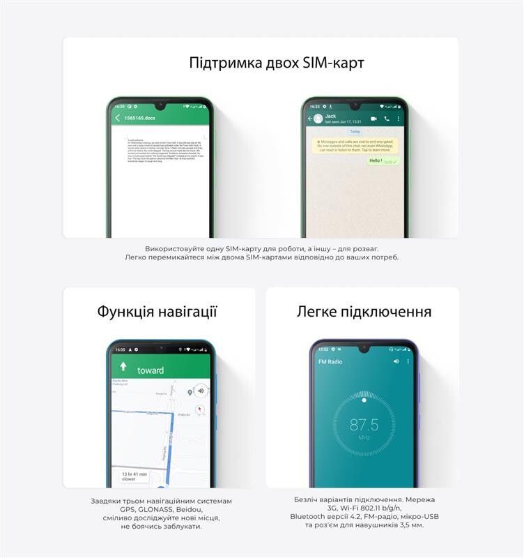 Смартфон Oscal C20 Pro 2/32GB Dual Sim Black