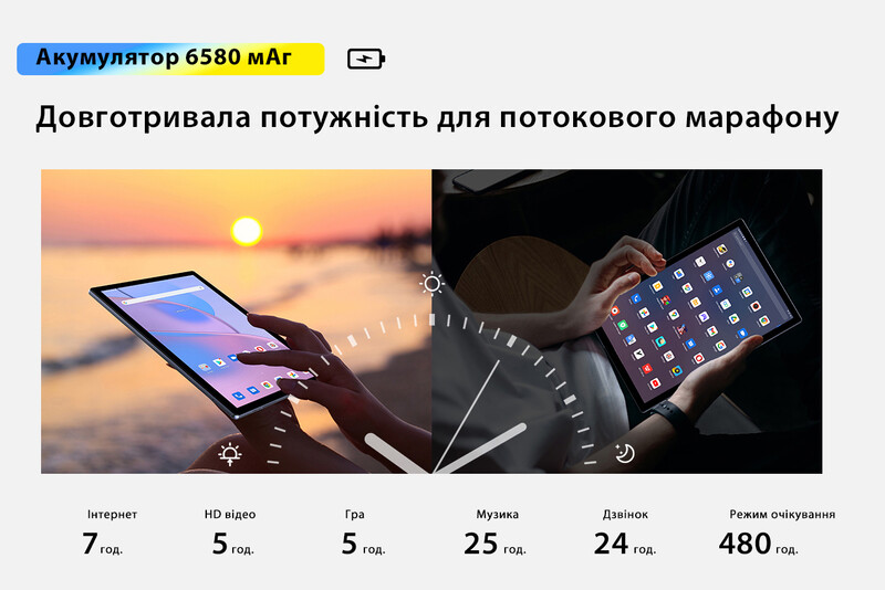 Планшет Oscal Pad 8 4/64GB 4G Dual Sim Silver Gray
