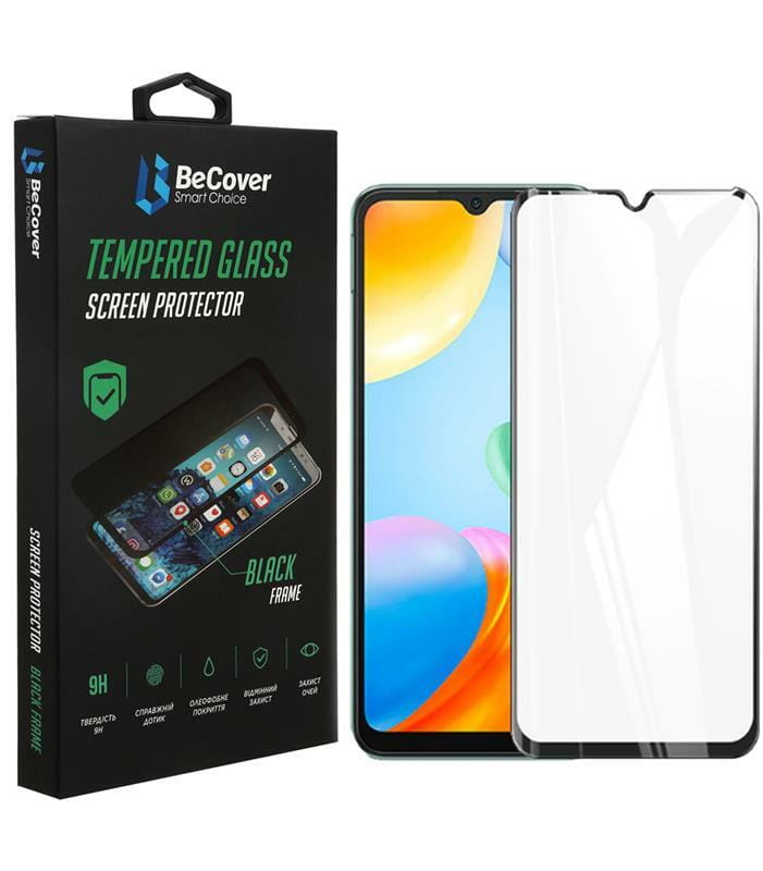 Защитное стекло BeCover для Xiaomi Redmi Note 11 4G/10 5G/10 2022/10 Prime 2022 Black (707325)