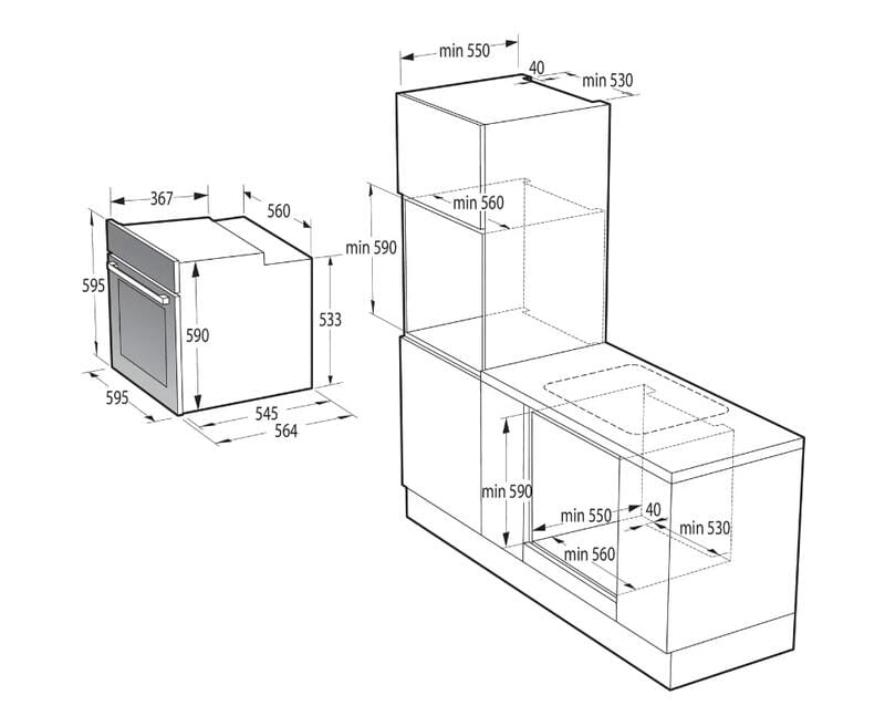 Духовой шкаф Gorenje BO6735E02BK