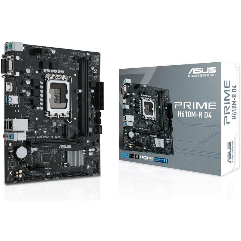 Материнская плата Asus Prime H610M-R D4-SI Socket 1700