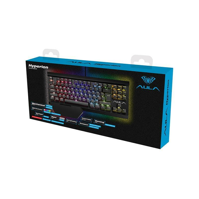 Клавиатура Aula Hyperion Mechanical RGB Wired Keyboard Black (6948391221755)