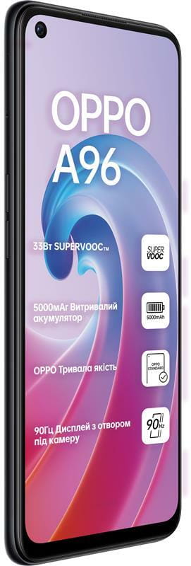 Смартфон Oppo A96 6/128GB Dual Sim Starry Black