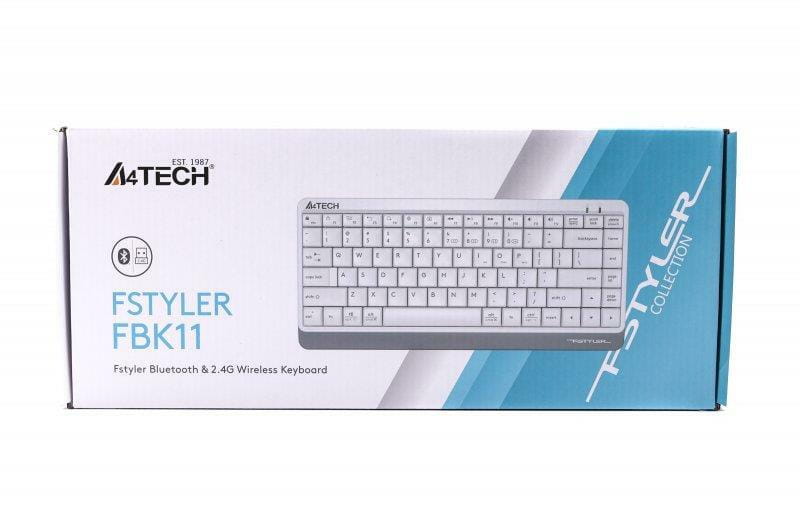 Клавиатура A4Tech FBK11 White USB
