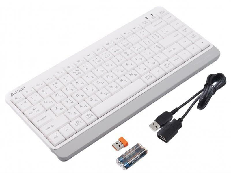 Клавіатура A4Tech FBK11 White USB