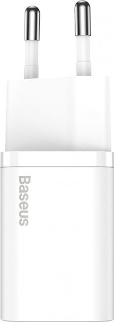 Сетевое зарядное устройство Baseus Super Silicone PD Charger 25W (1Type-C) White (TZCCSUP-L02) + кабель Type-C