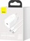 Фото - Сетевое зарядное устройство Baseus Super Silicone PD Charger 25W (1Type-C) White (TZCCSUP-L02) + кабель Type-C | click.ua