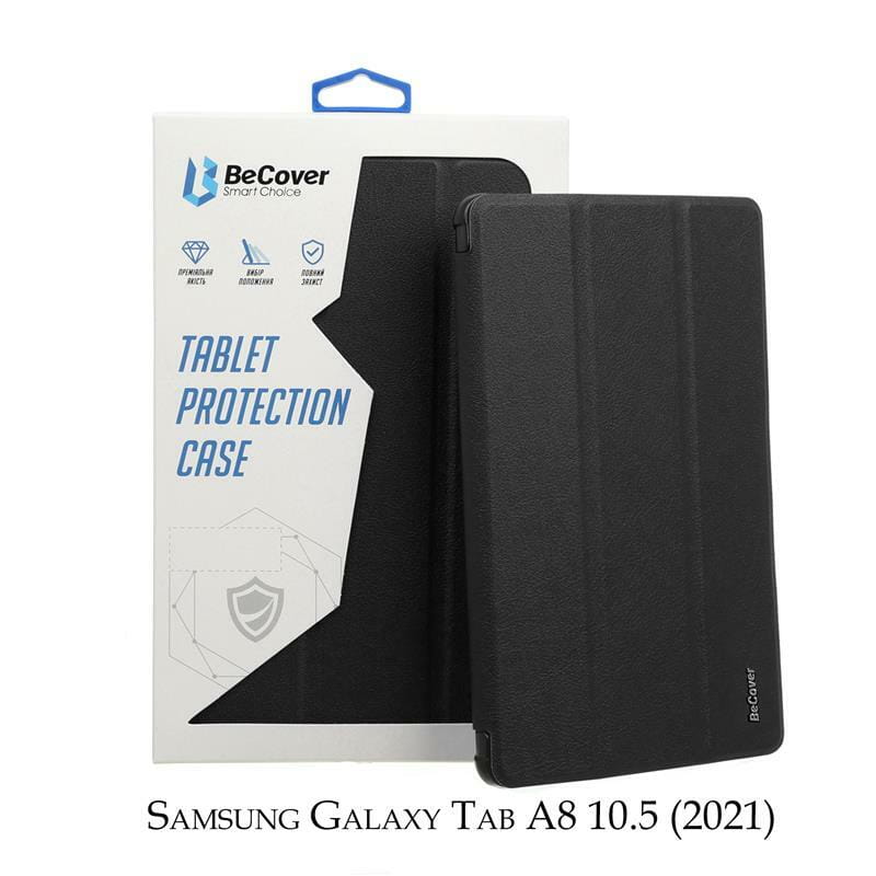 Чехол-книжка BeCover Smart для Samsung Galaxy Tab A8 SM-X200/SM-X205 Black (707261)