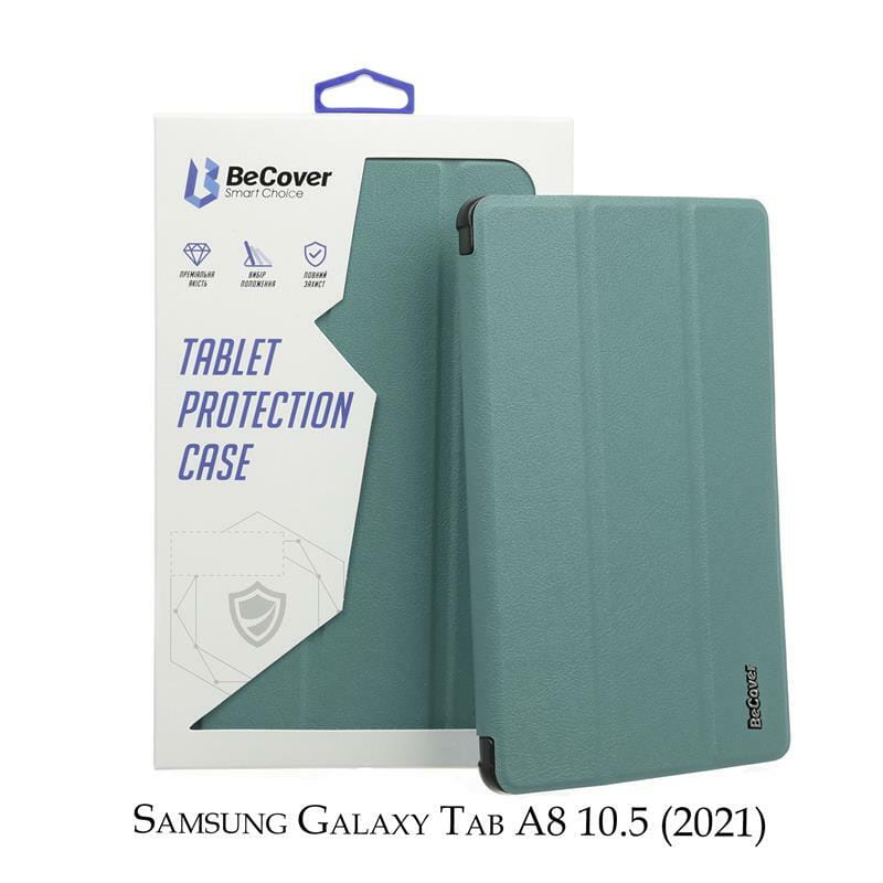 Чохол-книжка BeCover Smart для Samsung Galaxy Tab A8 SM-X200/SM-X205 Dark Green (707263)