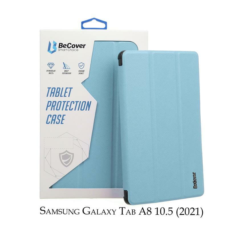Чехол-книжка BeCover Smart для Samsung Galaxy Tab A8 SM-X200/SM-X205 Light Blue (707265)
