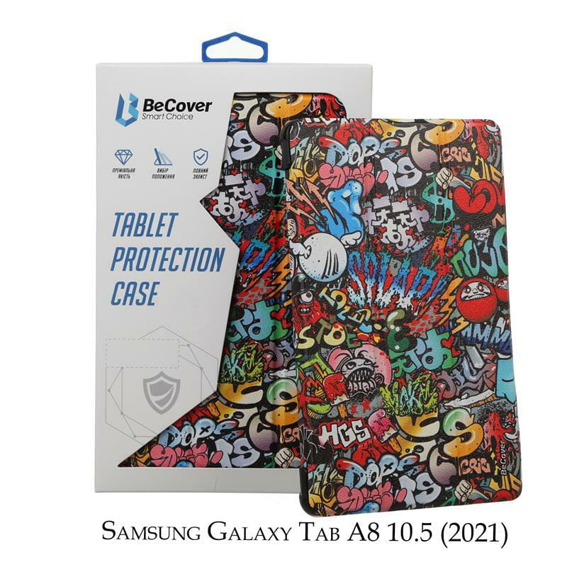 Чехол-книжка BeCover Smart для Samsung Galaxy Tab A8 SM-X200/SM-X205 Graffiti (707274)