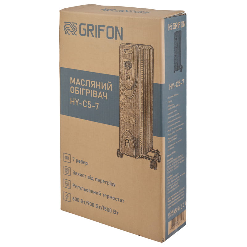 Масляний радіатор Grifon HY-C5-7