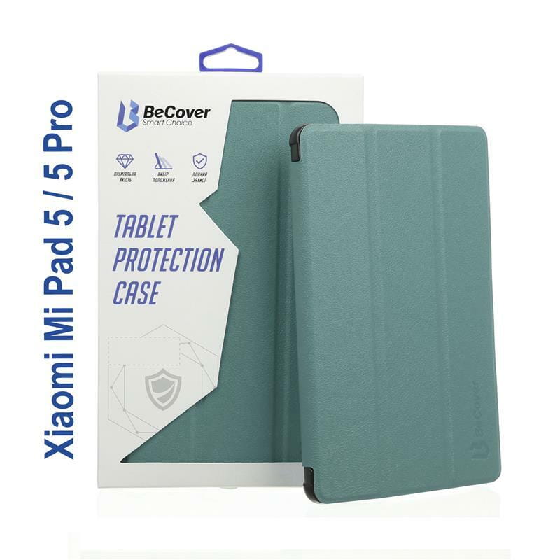 Чехол-книжка BeCover Smart для Xiaomi Mi Pad 5/5 Pro Dark Green (706705)