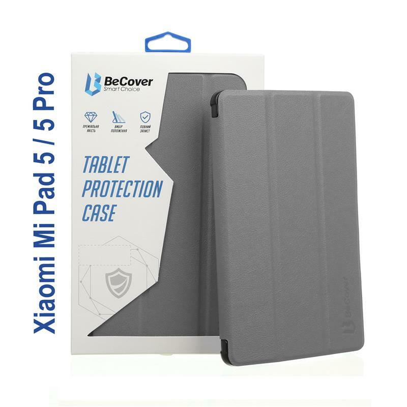 Чехол-книжка BeCover Smart для Xiaomi Mi Pad 5/5 Pro Gray (706706)