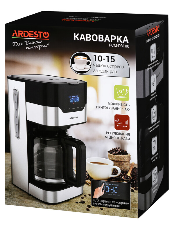 Кавоварка Ardesto FCM-D3100