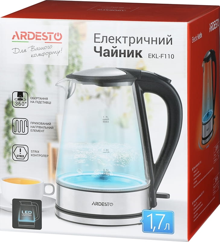 Электрочайник Ardesto EKL-F110