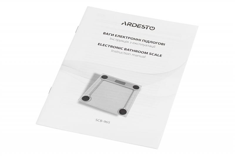 Весы напольные Ardesto SCB-965BL