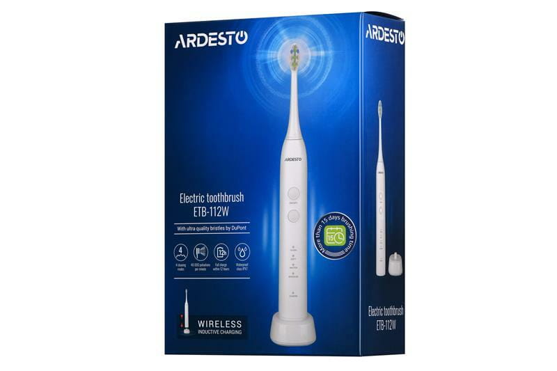 Зубна електрощітка Ardesto ETB-112W