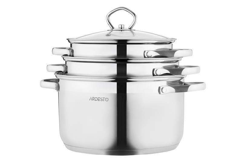 Набор кастрюль Ardesto Gemini AR1908GSS (8 предметов)