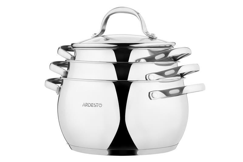 Набор кастрюль Ardesto Gemini AR1906GSS (6 предметов)