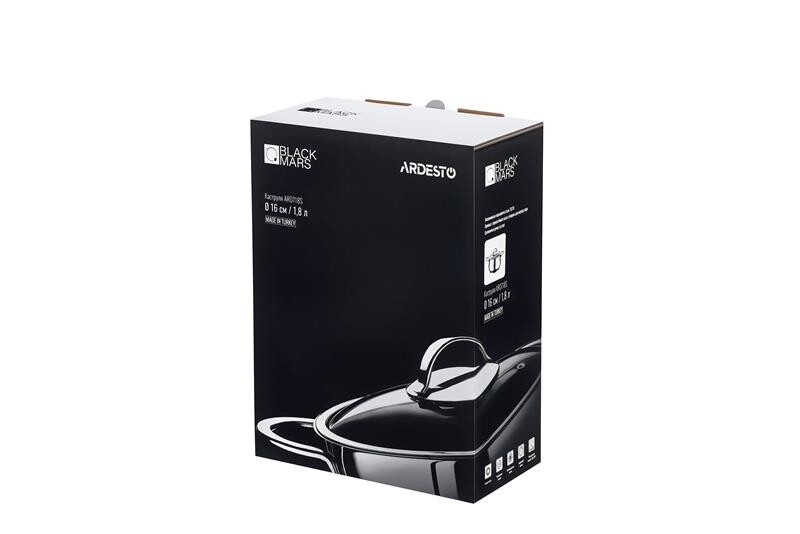 Каструля Ardesto Black Mars 16 см 1.8 л  (AR0718S)