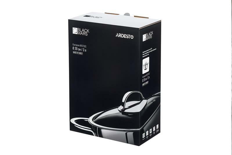 Кастрюля Ardesto Black Mars 20 см 3 л (AR0730S)