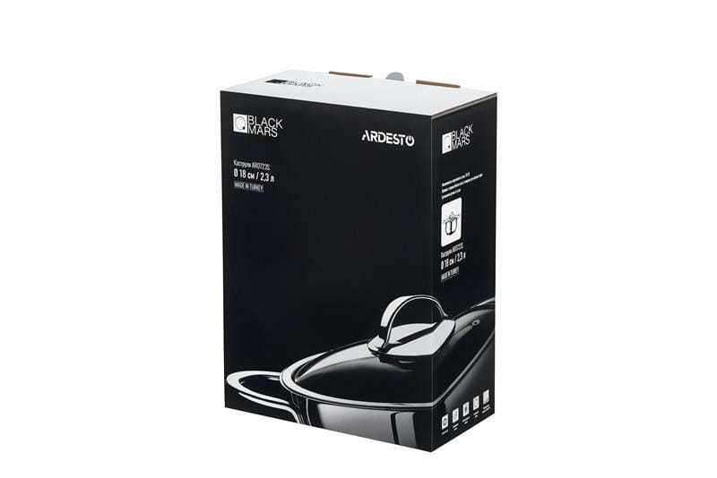 Кастрюля Ardesto Black Mars 18 см 2.3 л (AR0723S)