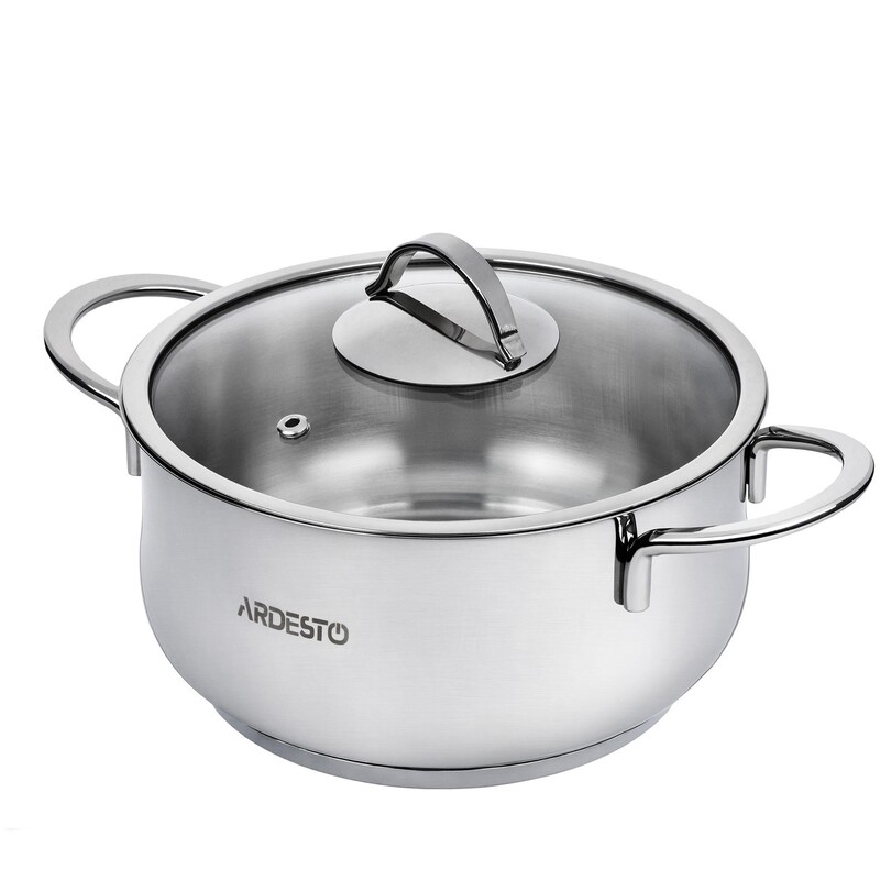 Каструля Ardesto Black Mars 18 см 2.3 л (AR0723S)