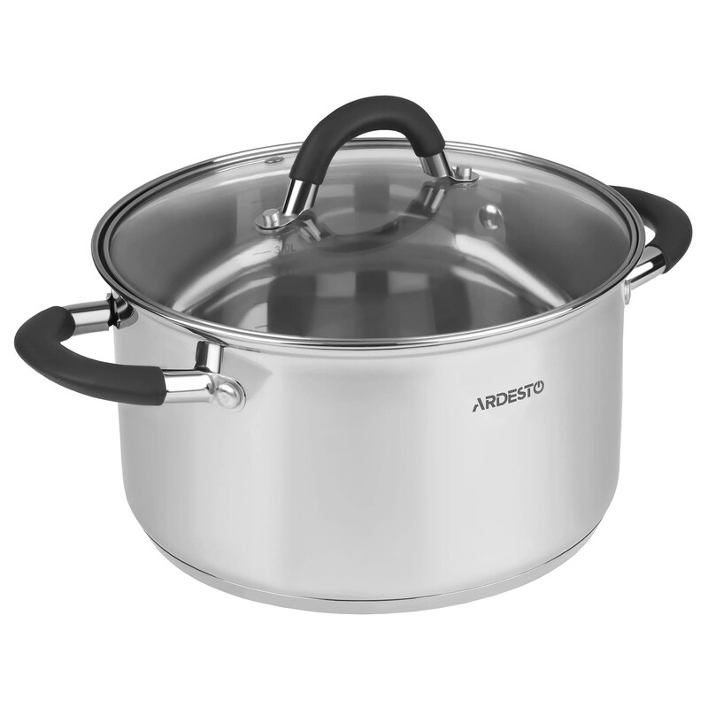 Каструля Ardesto Gemini Salerno 22 см 4.7 л (AR1947CS)