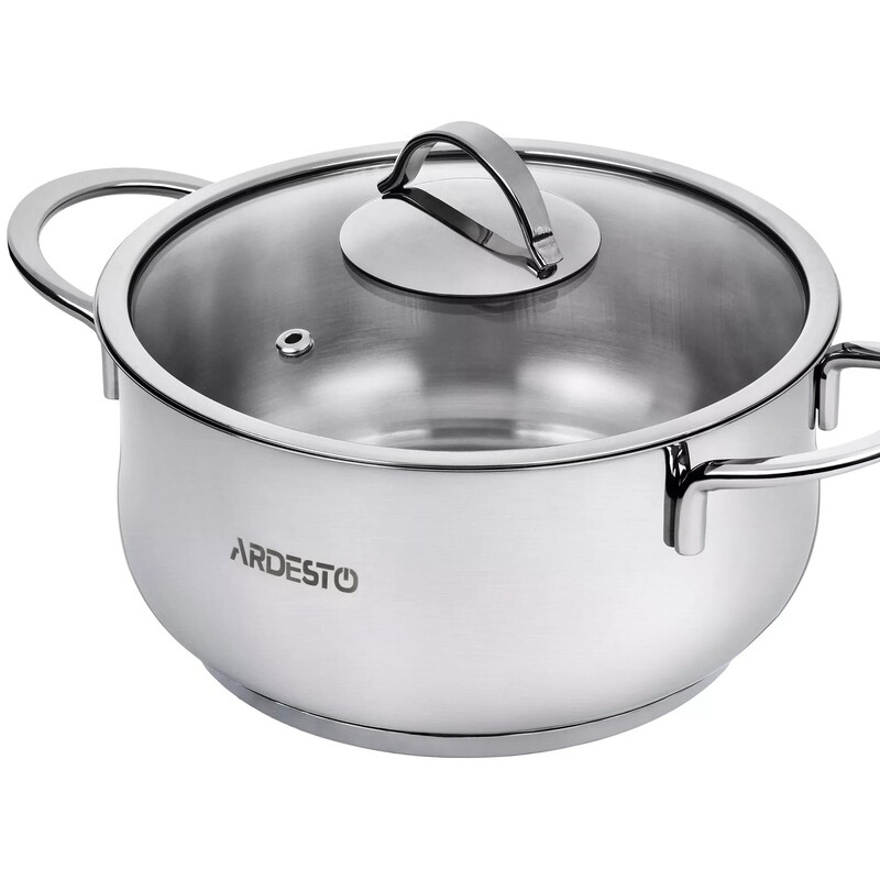 Каструля Ardesto Black Mars 22 см 4.3 л (AR0743S)