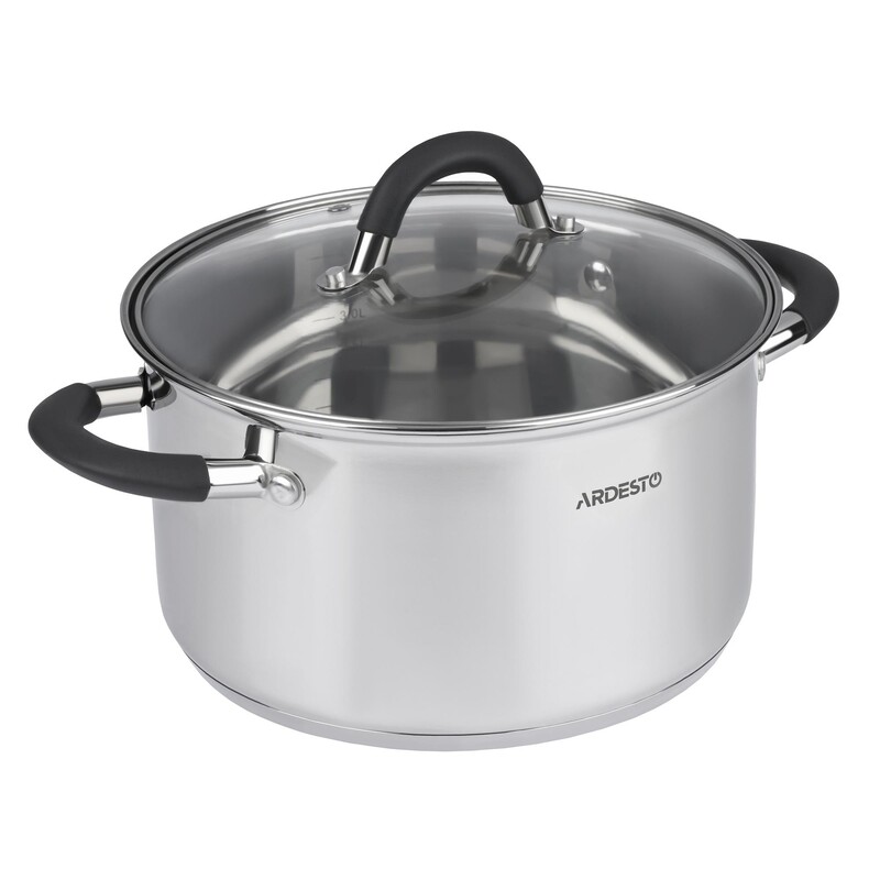 Каструля Ardesto Gemini Salerno 18 см 2.5 л (AR1925CS)