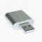 Фото - Звукова карта Dynamode USB 8 (7.1) каналів 3D алюміній, сріблястий (44889) | click.ua