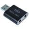 Фото - Звуковая карта Dynamode USB 8 (7.1) каналов 3D алюминий, черная (44888) | click.ua