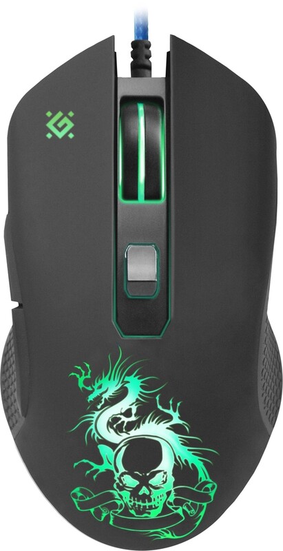 Миша Defender Sky Dragon GM-090L Black (52090)