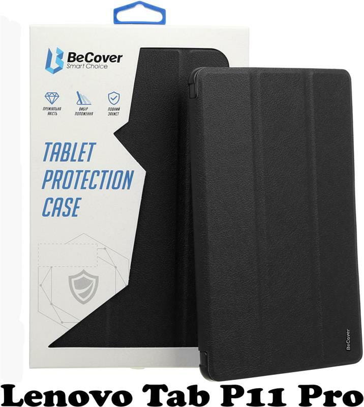 Чехол-книжка BeCover Smart для Lenovo Tab P11 Pro Black (707592)