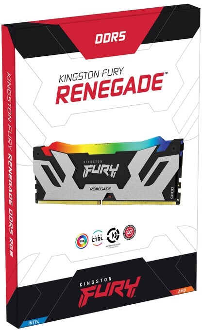 Модуль пам`яті DDR5 16GB/6400 Kingston Fury Renegade RGB (KF564C32RSA-16)