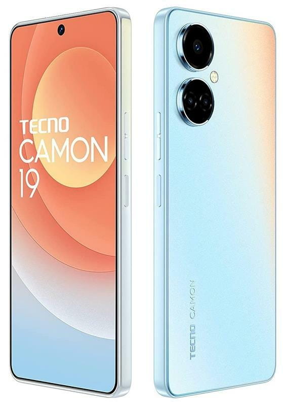 Смартфон Tecno Camon 19 (CI6n) 6/128GB Dual Sim Sea Salt White (4895180784217)