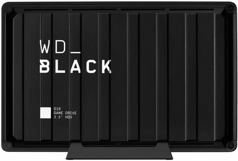 Внешний жесткий диск 3.5" USB 8.0TB Black D10 Game Drive (WDBA3P0080HBK-EESN)