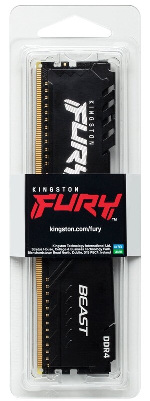 Модуль памяти DDR4 32GB/3600 Kingston Fury Beast Black (KF436C18BB/32)