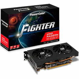 Відеокарта AMD Radeon RX 6500 XT 4GB GDDR6 Fighter PowerColor (AXRX 6500 XT 4GBD6-DH/OC)