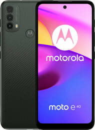 Смартфон Motorola Moto E40 4/64GB Dual Sim Carbon Gray (PAVK0005UA)