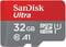 Фото - Карта памяти MicroSDHC  32GB UHS-I Class 10 SanDisk Ultra A1 R120MB/s (SDSQUA4-032G-GN6MN) | click.ua