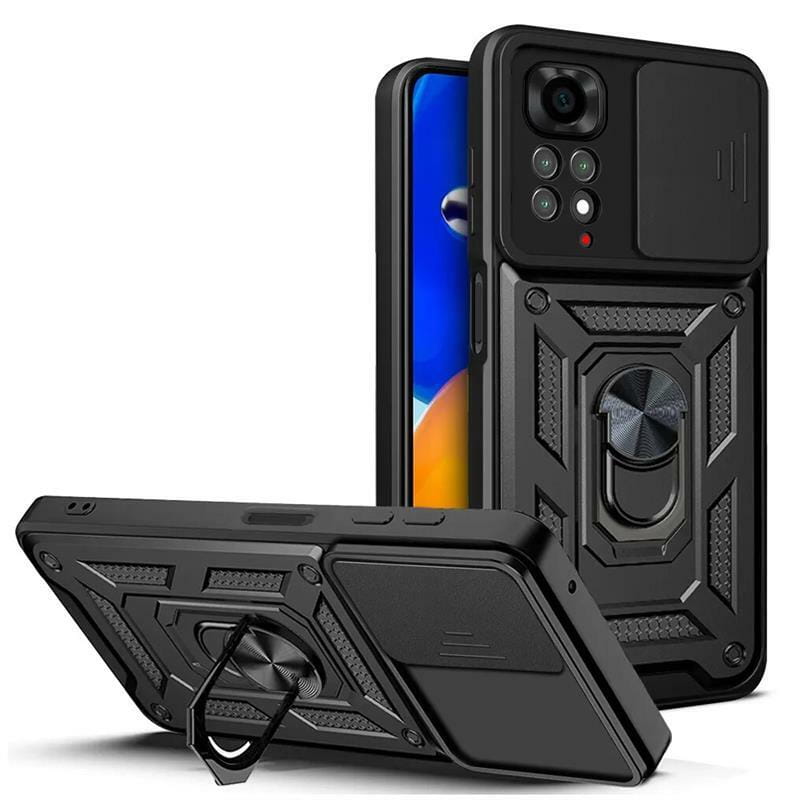 Чeхол-накладка BeCover Military для Xiaomi Redmi Note 11 Pro/11 Pro Plus/12 Pro 4G Black (707421)