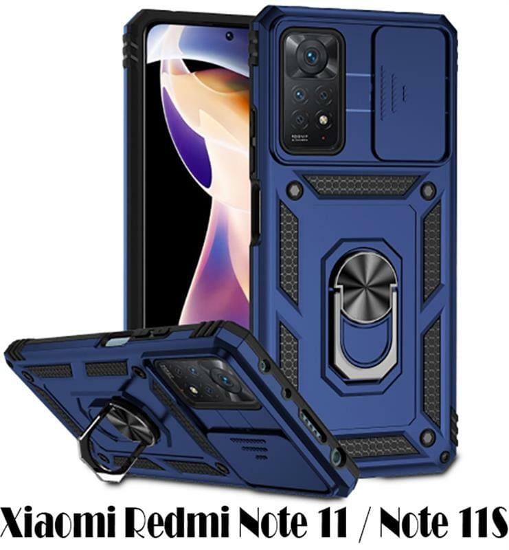 Чохол-накладка BeCover Military для Xiaomi Redmi Note 11/Note 11S Blue (707414)