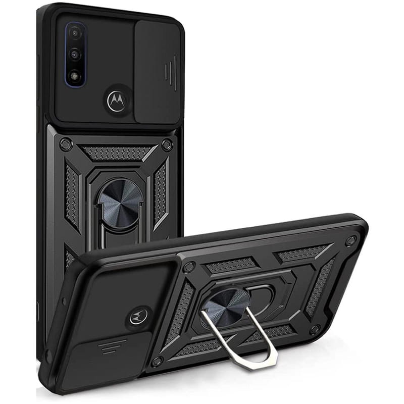 Чeхол-накладка BeCover Military для Motorola Moto E20 Black (707400)