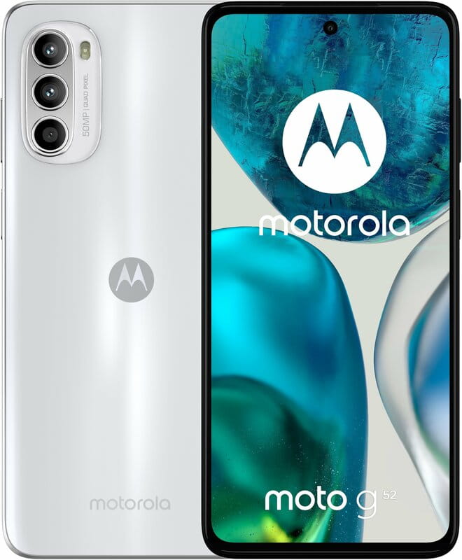 Смартфон Motorola Moto G52 4/128GB Dual Sim Metallic White (TKOMOTSZA0120) EU_